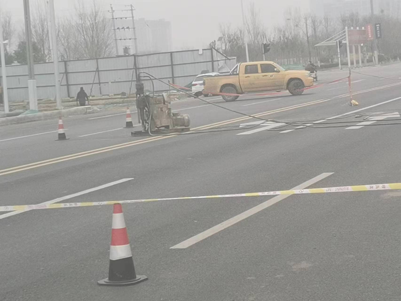 邗江公路路基沉陷注浆