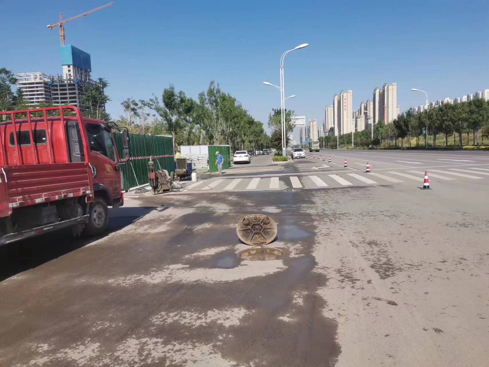 邗江路面地基沉降注浆